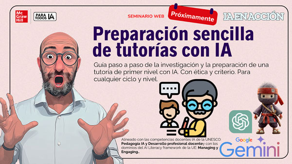 Pr&oacute;ximamente - Preparaci&oacute;n sencilla de tutor&iacute;as con IA