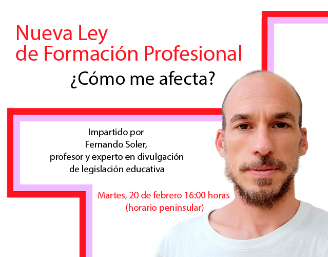 Seminario web Nueva ley de Formación Profesional